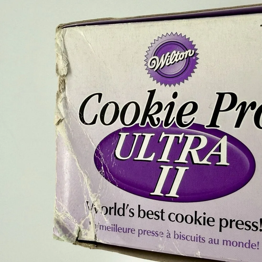 WILTON Cookie Pro Ultra II Cookie Press with 16 Disk Complete 2006 NEW - READ